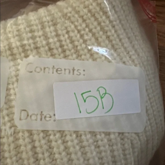 For Love And Lemons Ivory Knit mini sexy sleeveless Dress with Black small NWT - Picture 9 of 9